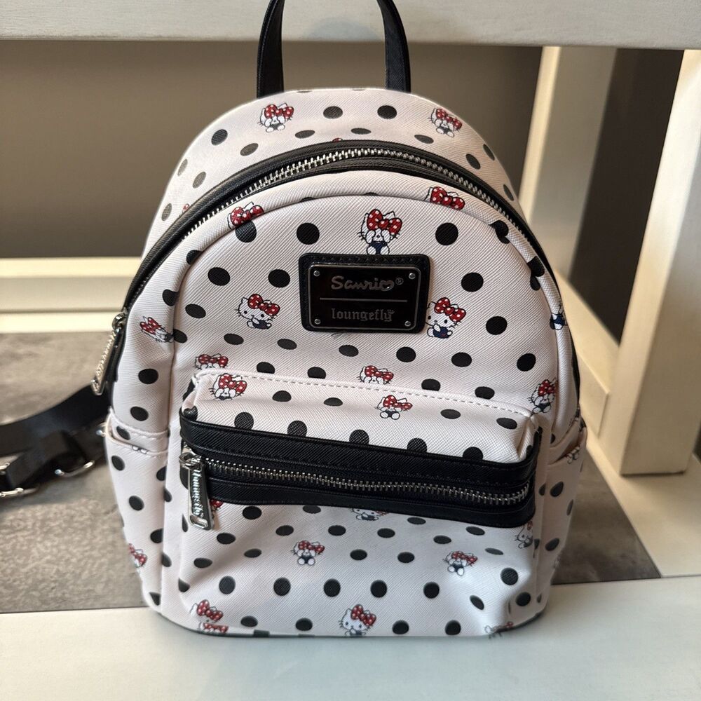 Loungefly Sanrio Hello Kitty Polka Dot Mini Backpack